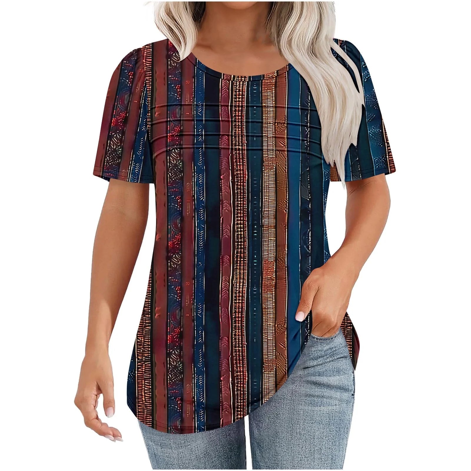 White Tees Slim Fit Elegant Blouses for Women Dressy Casual Women Outfits Sets Tummy Control